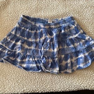 Old Navy Girls Blue Tye Dye Skort